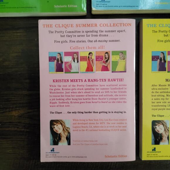 The Clique Summer Collection 5 Book Set by Lisi Harrison Five Girls Five Stories - Picture 8 of 12